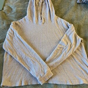 Billabong Light Gray Waffle Sweater